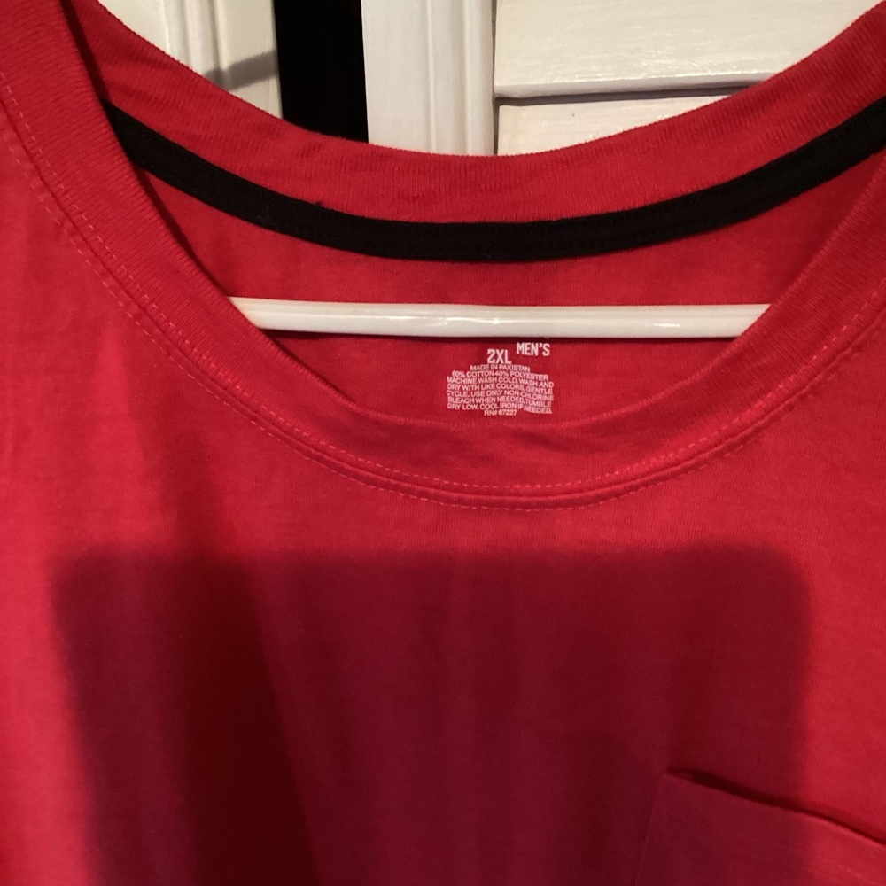 Mission Ridge men’s red muscle shirt, NWOT, size 2XL
